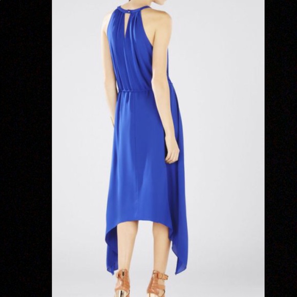 BCBG MaxAzria Royal Blue Keelie Keyhole Dress - Picture 2 of 6